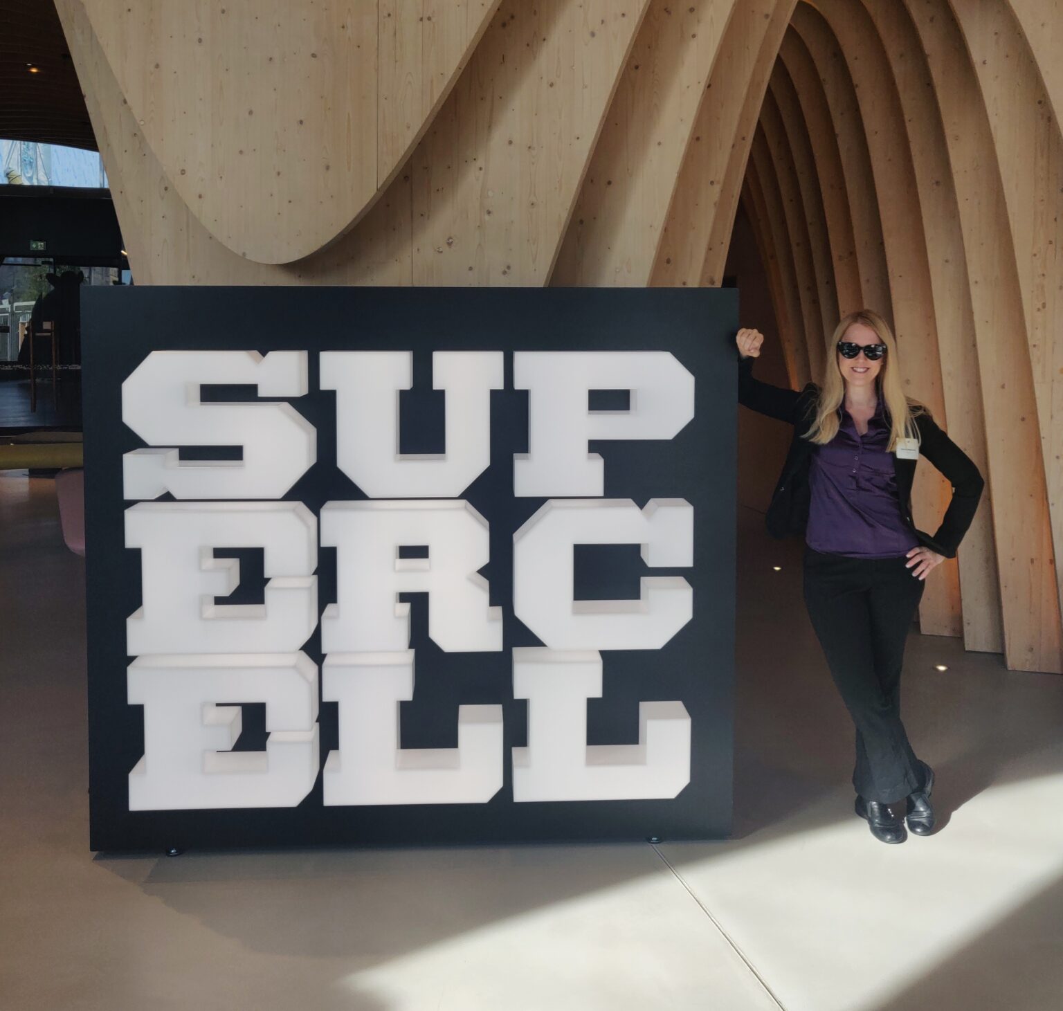 Marie Mejerwall during her bootcamp with Supercell 2023