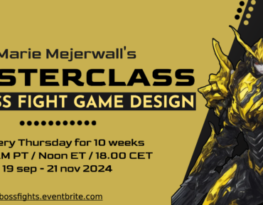 banner for masterclass in bossfight design