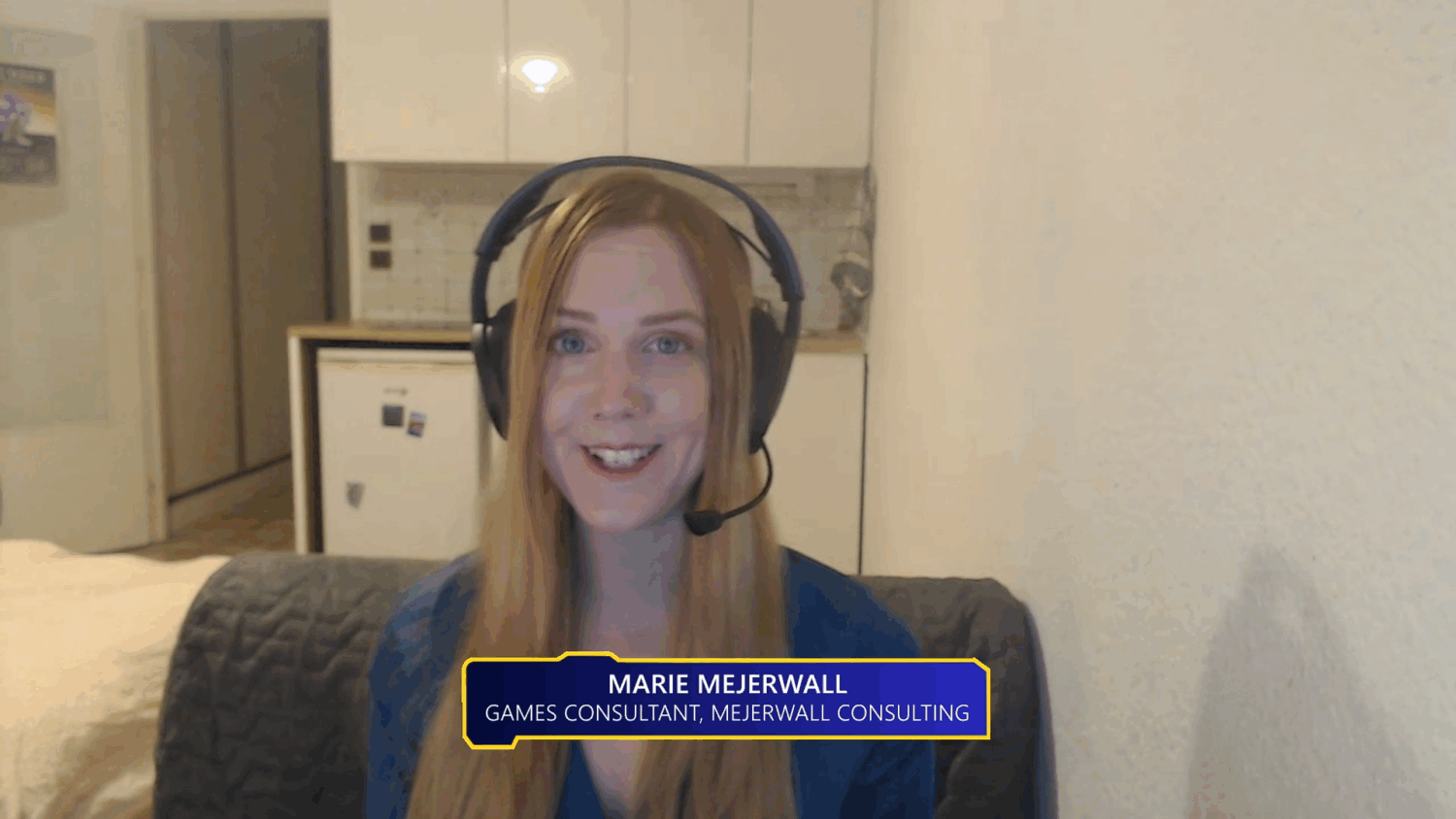 Screenshot of Marie's talk at Xbox Game Camp Ukraine 2024